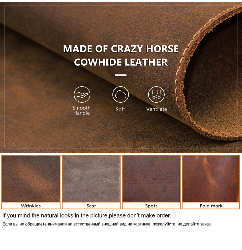 Vintage Leather Desk Pad - Extra Large Non-Slip Mat