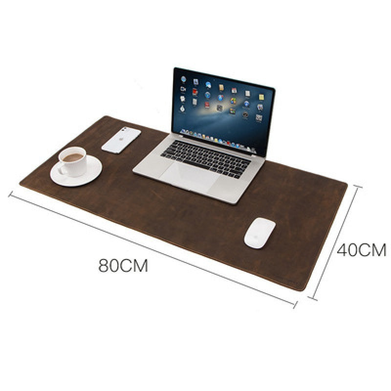 Vintage Leather Desk Pad - Extra Large Non-Slip Mat
