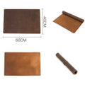 Vintage Leather Desk Pad - Extra Large Non-Slip Mat