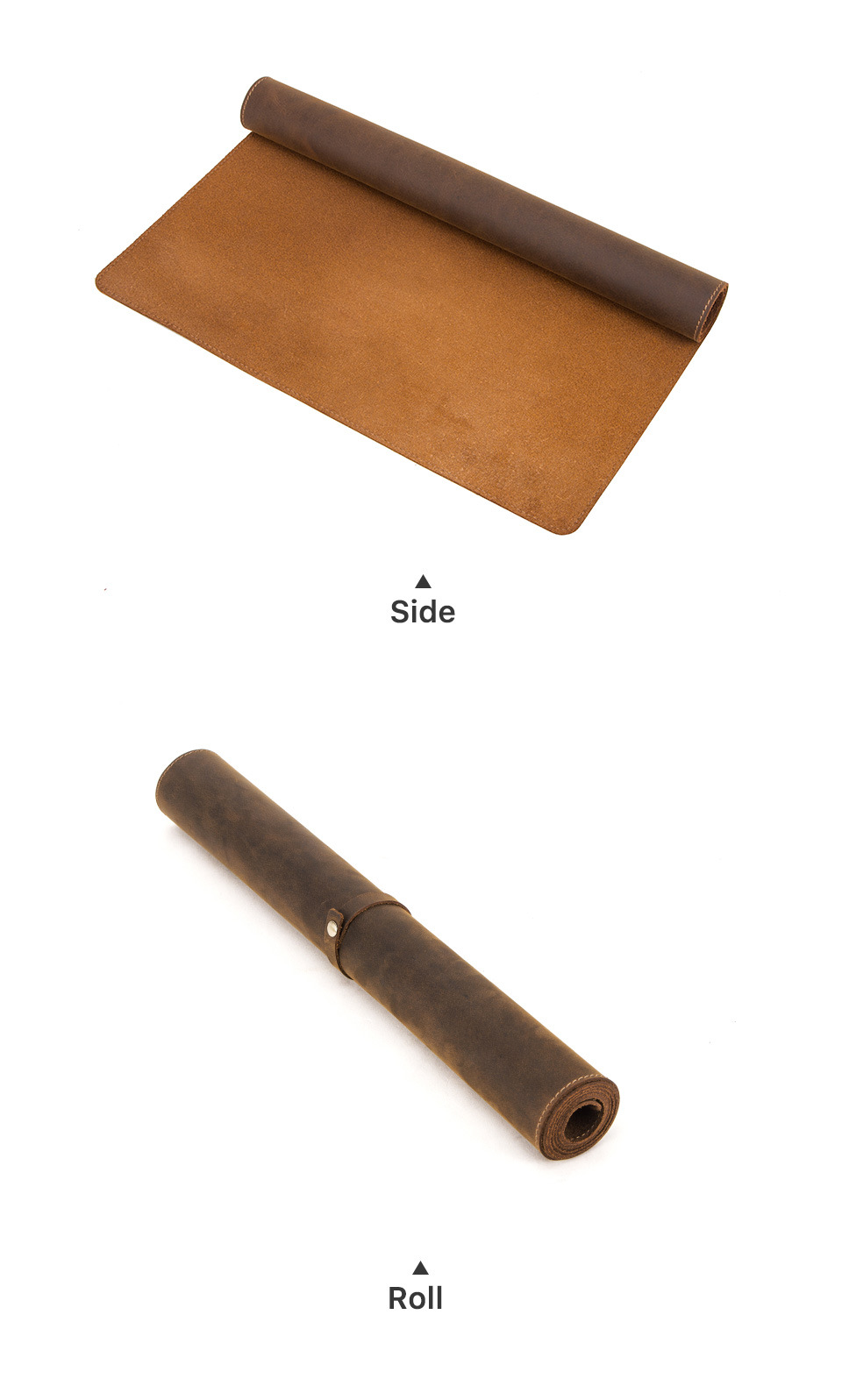 Vintage Leather Desk Pad - Extra Large Non-Slip Mat
