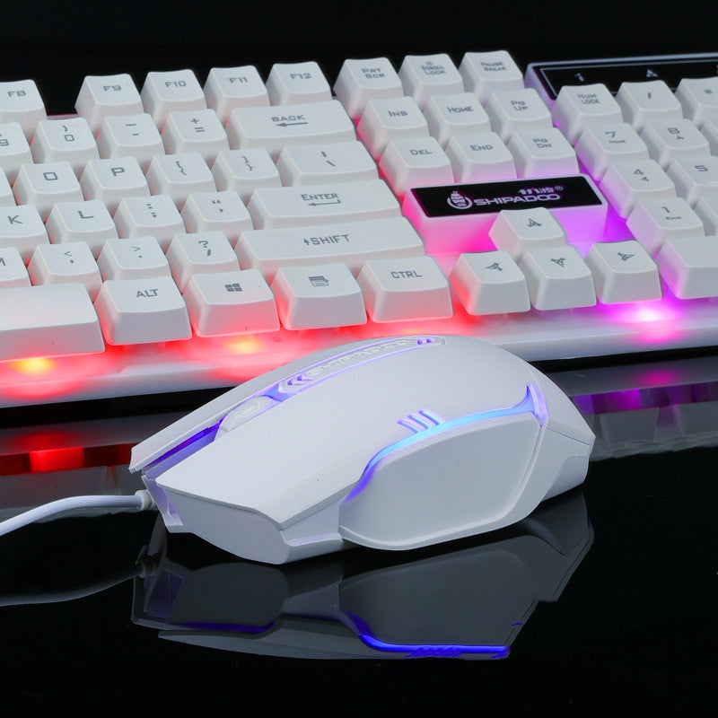 Wired USB Keyboard and Mouse Set with Backlight