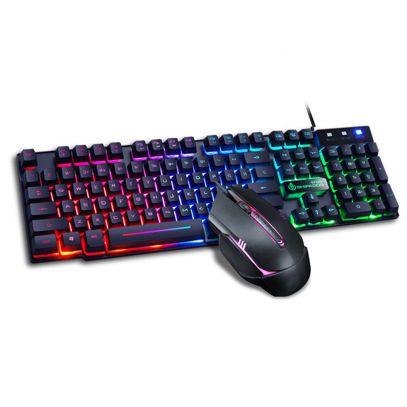 Wired USB Keyboard and Mouse Set with Backlight