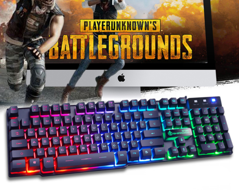 Wired USB Keyboard and Mouse Set with Backlight