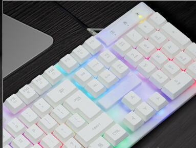 Wired USB Mechanical Keyboard and Mouse Set with RGB Backlight