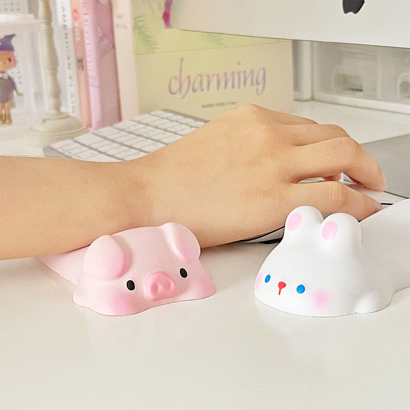 Cute Cartoon Decompression Mouse Pad with Wrist Rest
